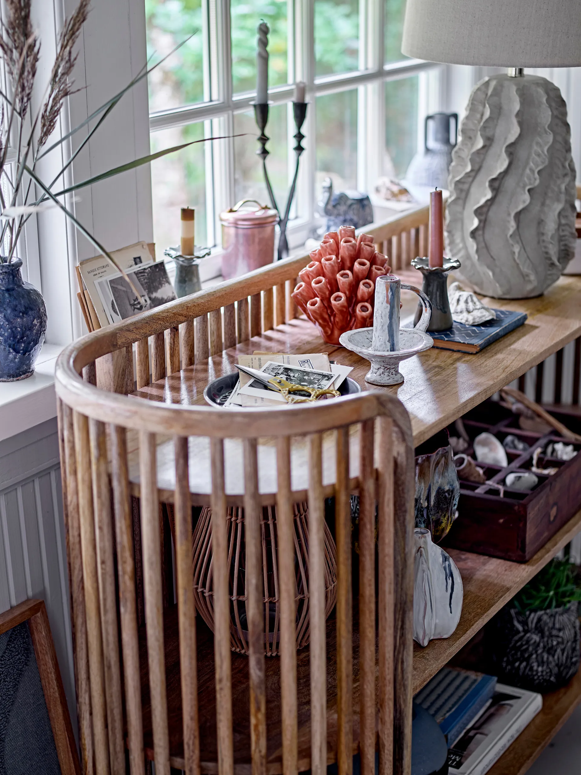 Natika tafellamp Ø38x64 cm, Nature Bloomingville