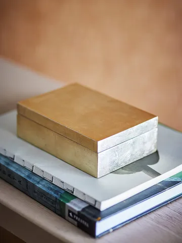 Nenon kom met deksel - Goud, 15,5x11 cm - Bloomingville