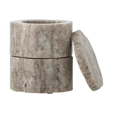 Nezli schaal met deksel Ø9 cm - Natuur - Bloomingville