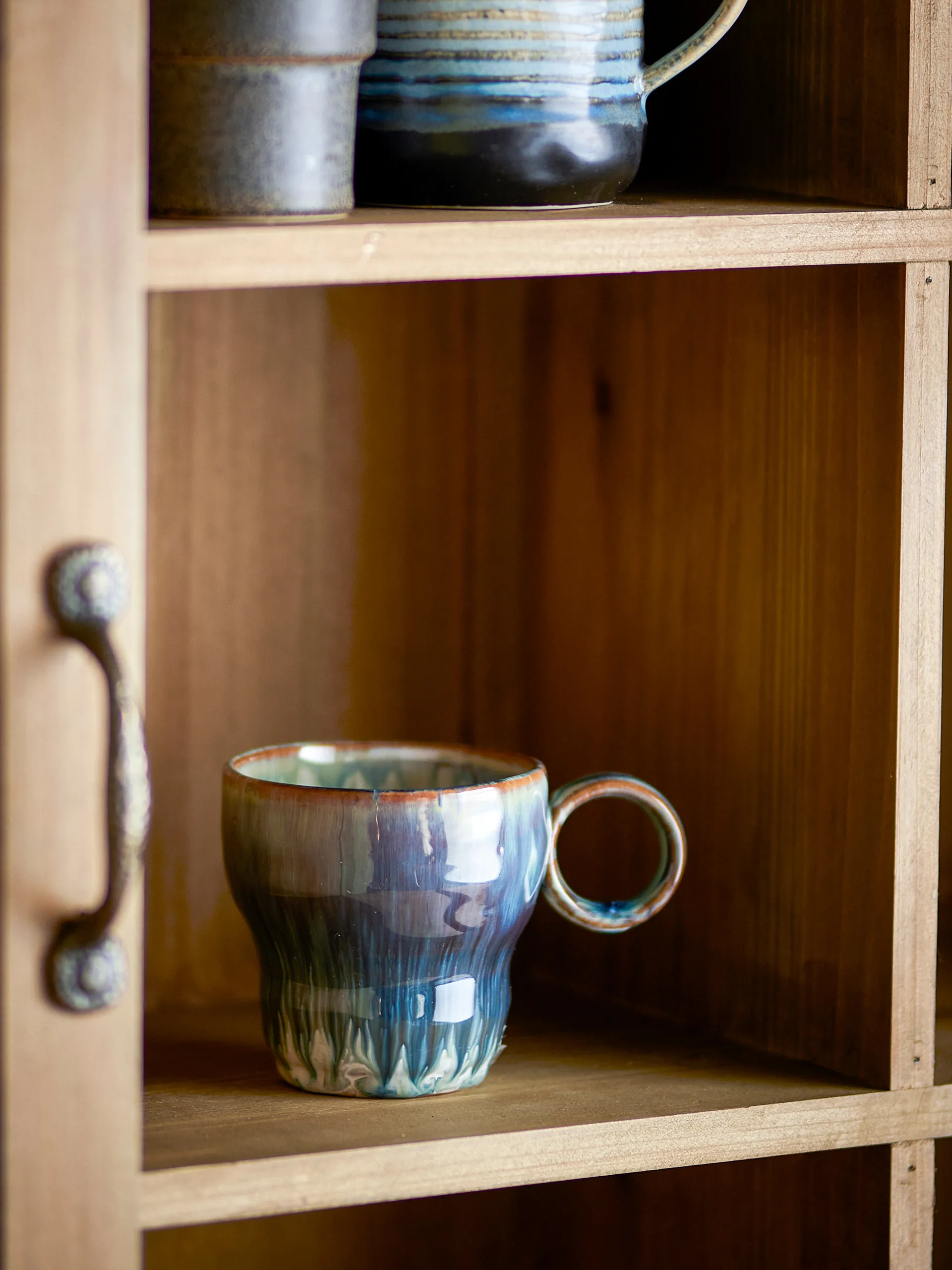 Nigel kop 4-pack, Blauw Bloomingville