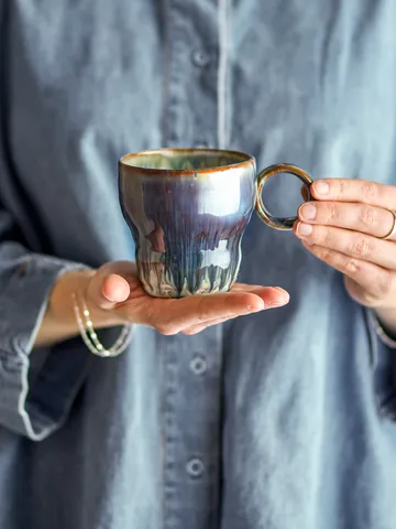 Nigel kop 4-pack - Blauw - Bloomingville