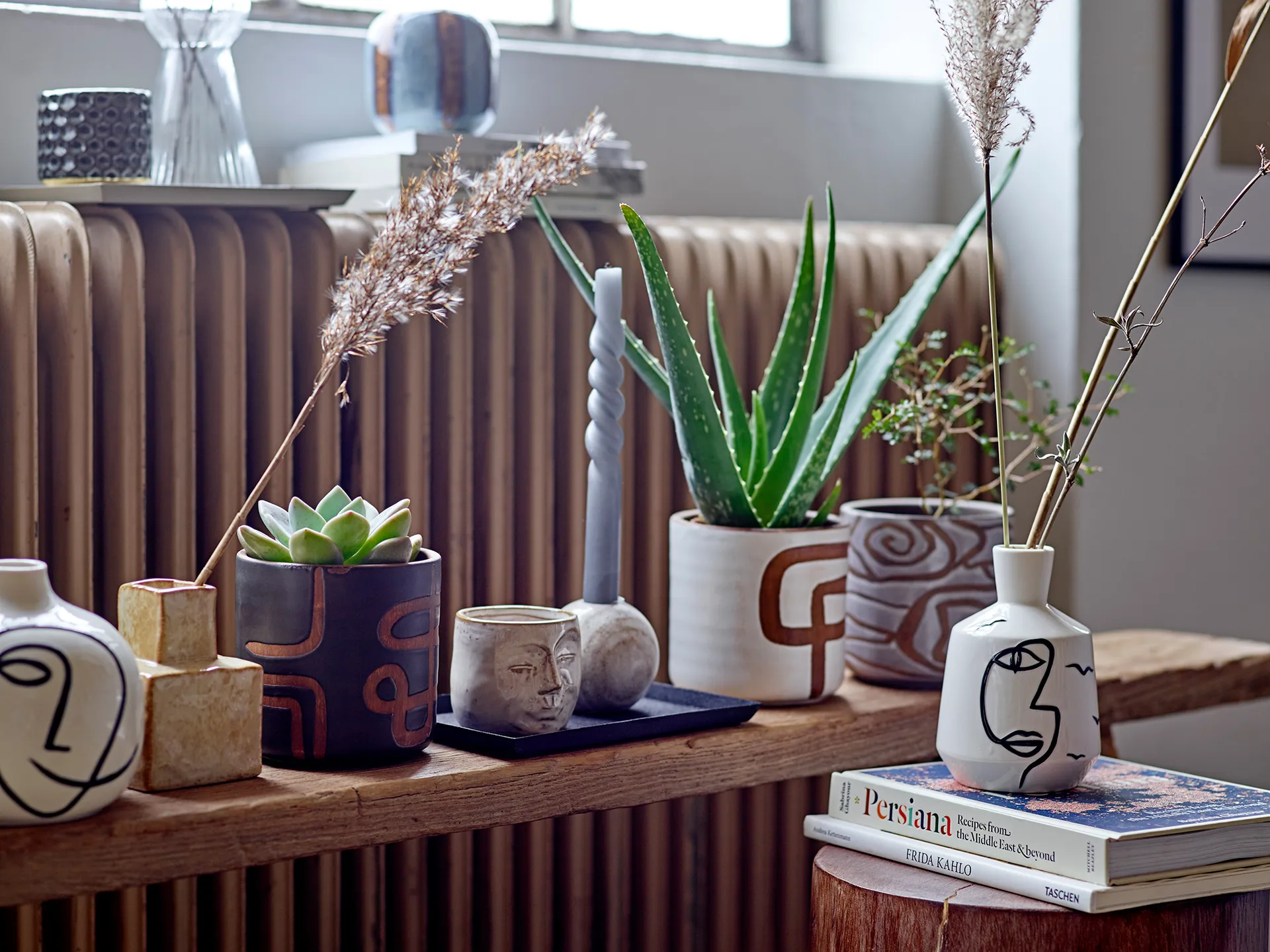 Norma vaas 15,5 cm, Wit Bloomingville