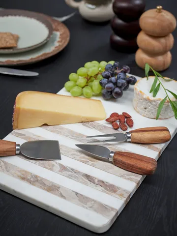 Novelle snijplank marmer 38x22,5 cm - Wit - Bloomingville