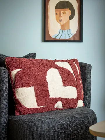 Olica kussen 60x40 cm - Rood - Bloomingville