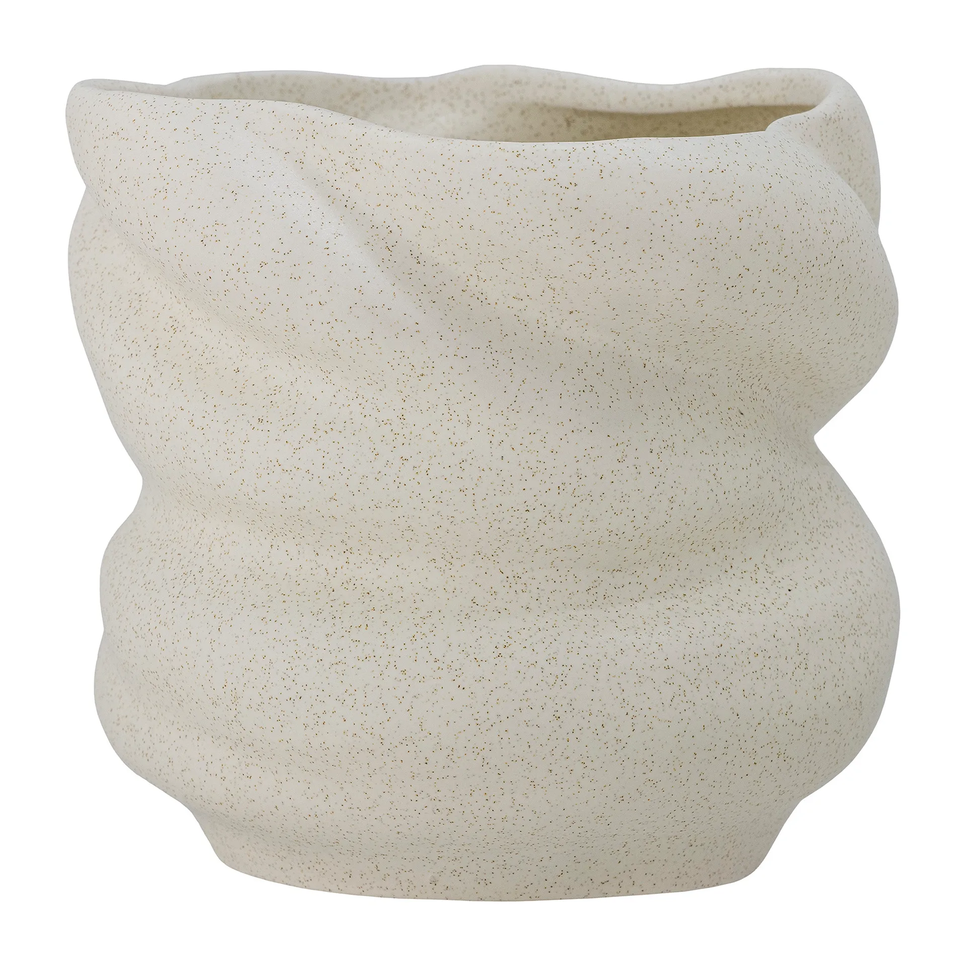 Orana bloempot Ø20 cm, Wit aardewerk Bloomingville