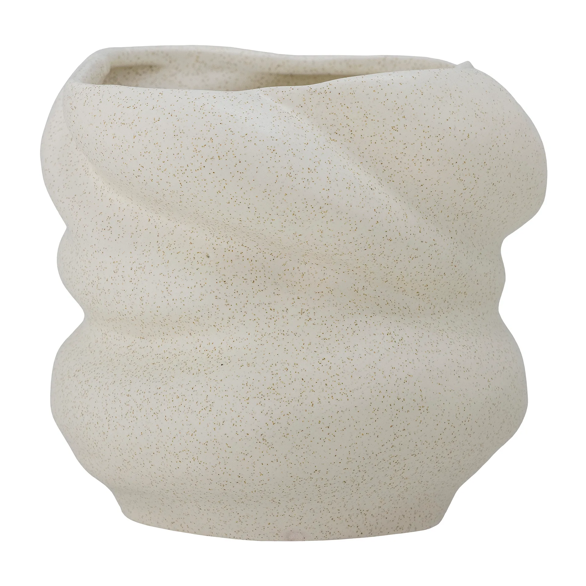Orana bloempot Ø20 cm, Wit aardewerk Bloomingville