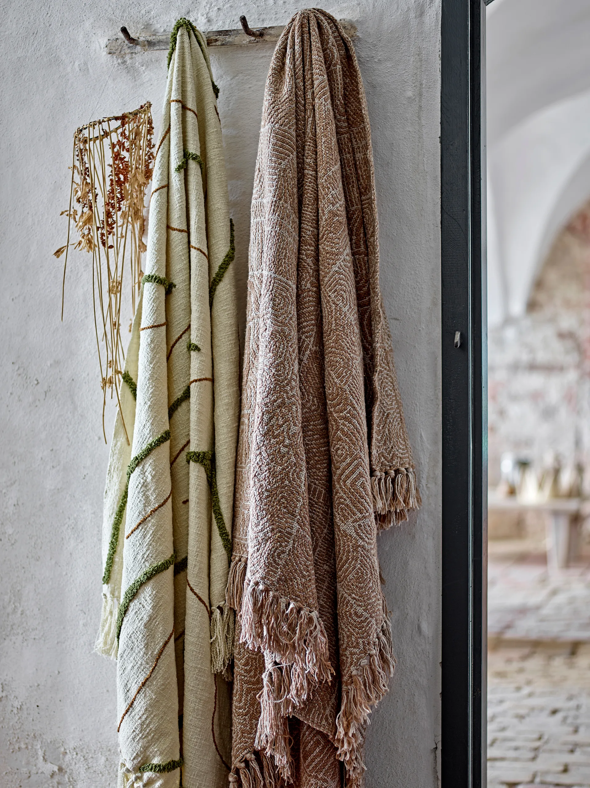 Osasio plaid 130x150 cm, Groen Bloomingville