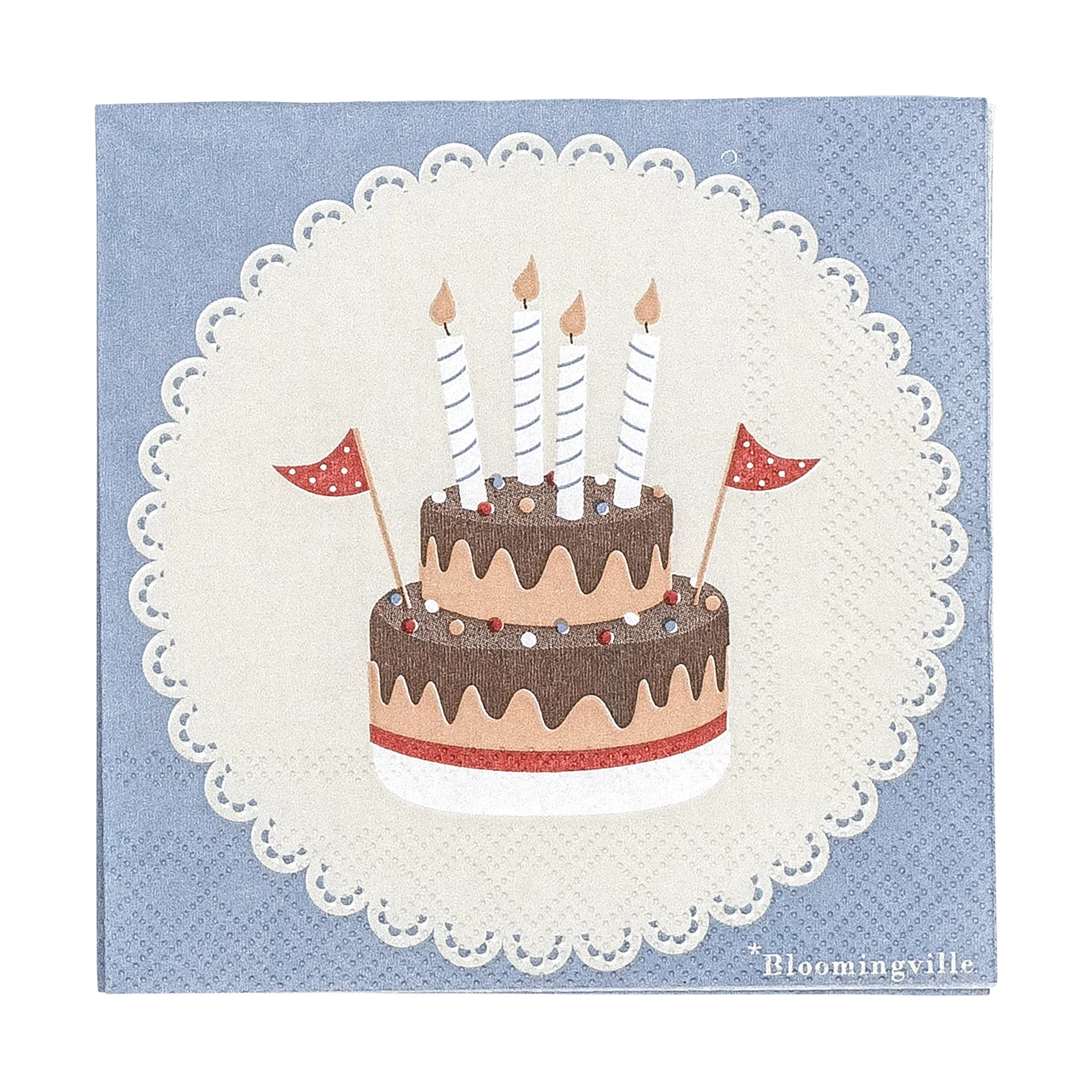 Oscar servet 20-pack, Blue Bloomingville