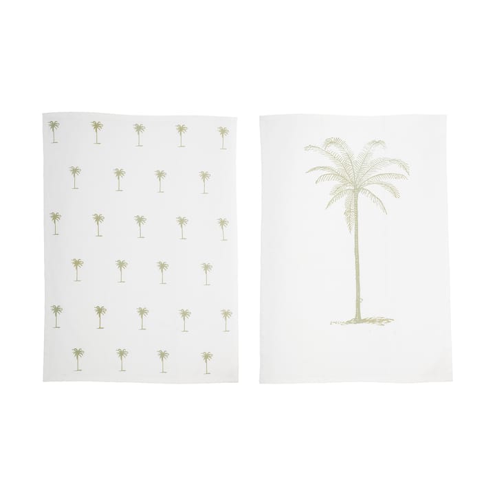 Palm theedoek 2-delig 50 x 70 cm. Bloomingville