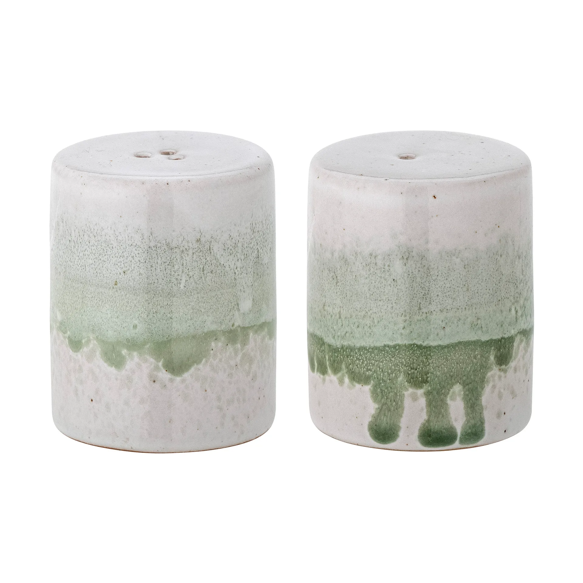 Paula peper- en zoutvaten, Green Bloomingville