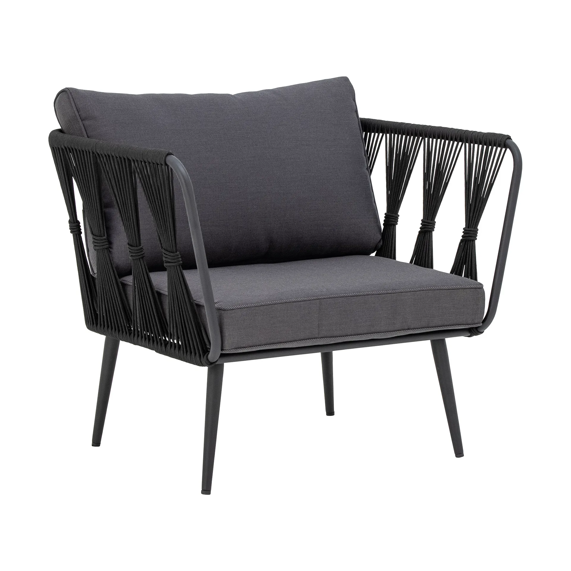 Pavone loungestoel, Black Bloomingville