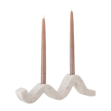 Peggy kandelaar 37 cm - Wit marmer - Bloomingville