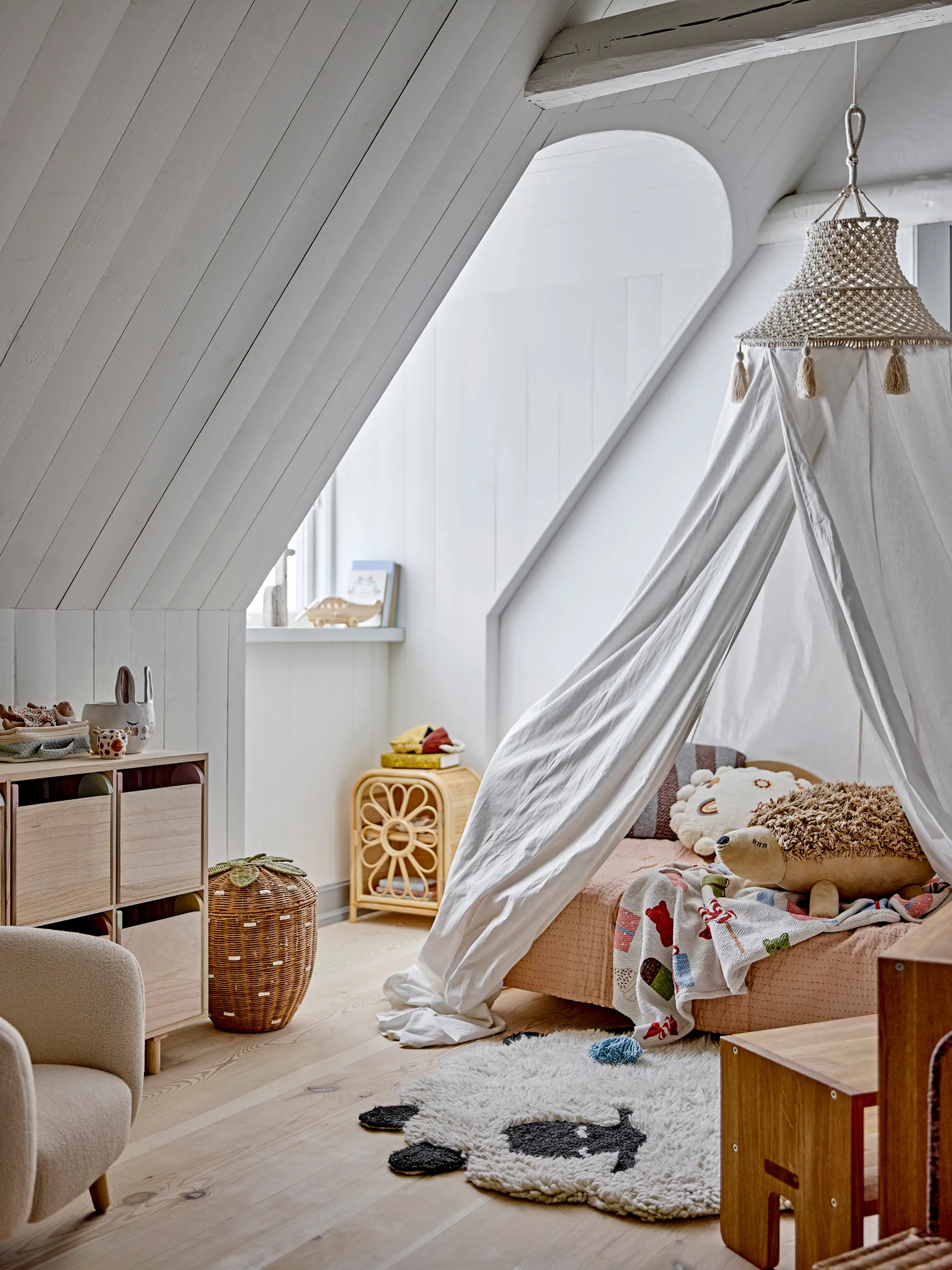 Pelino opbergmand, Bruin Bloomingville