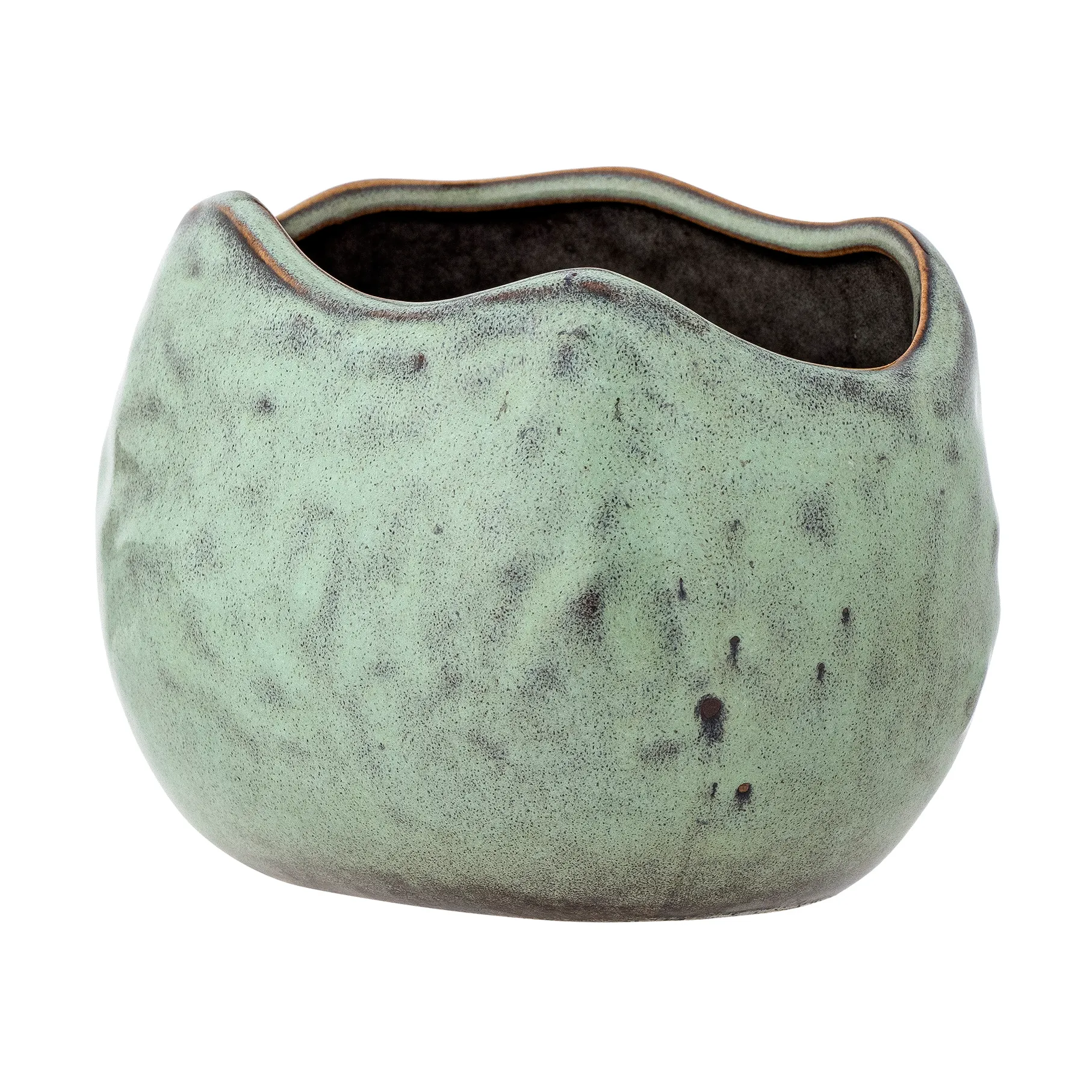 Pennie pot 16,5x11x13 cm, Green Bloomingville