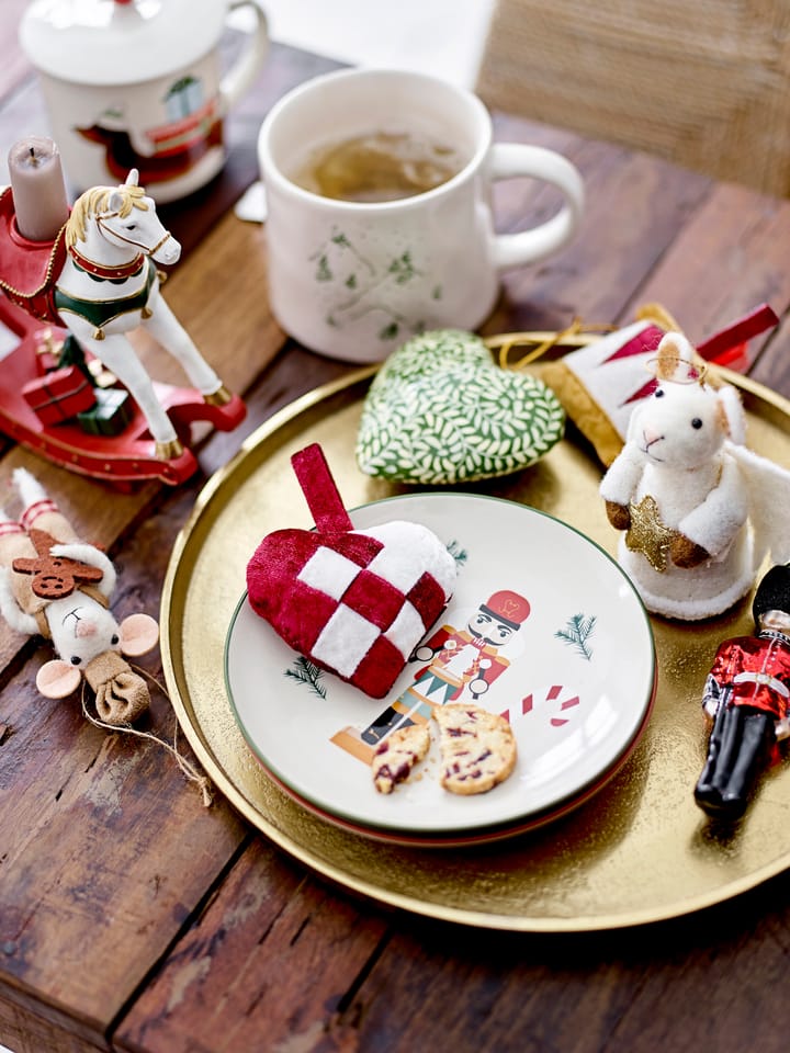 Peo kerstboomhanger wol 2-delig, Luciamuizen Bloomingville