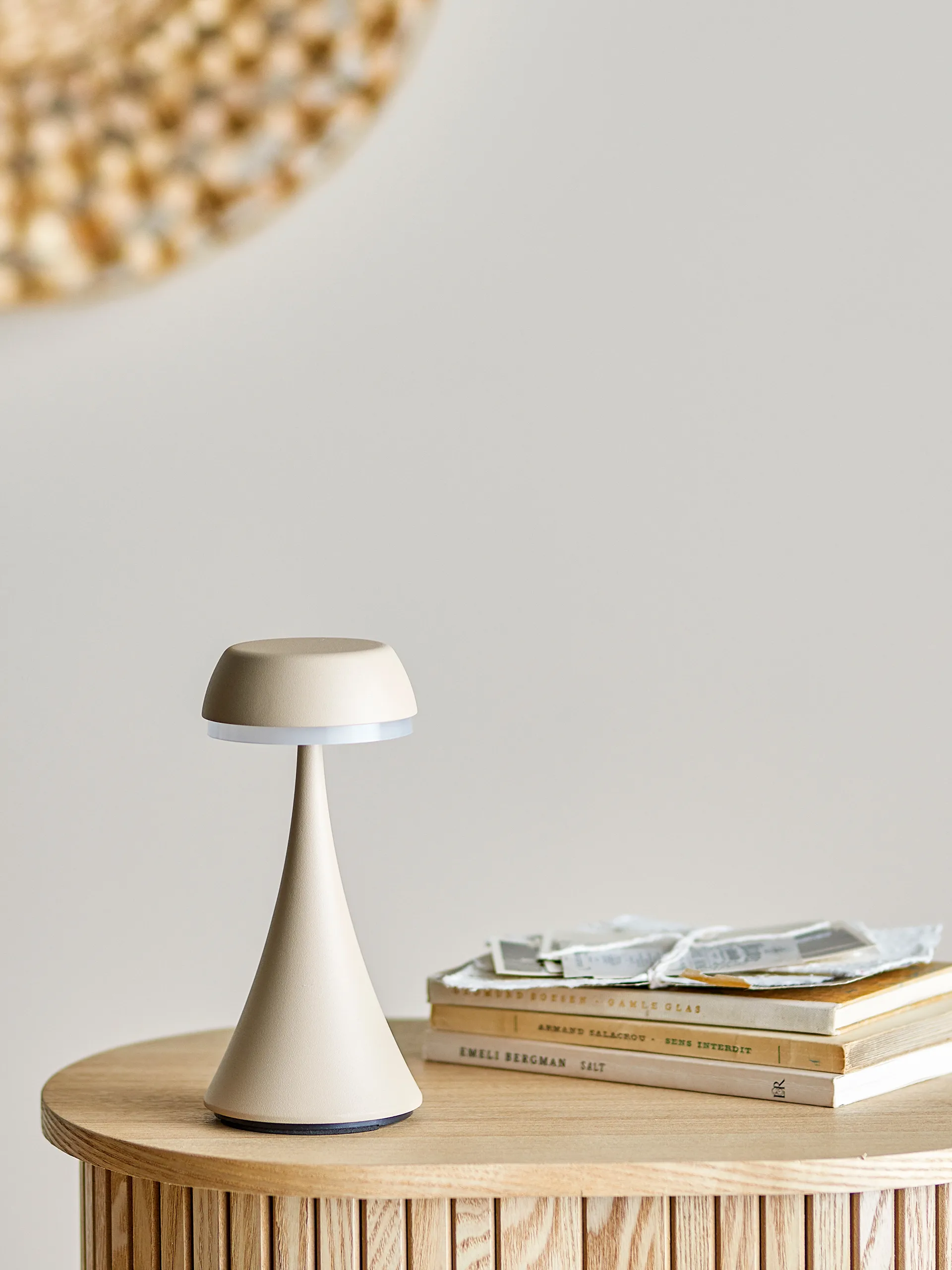 Pepple draagbare tafellamp, Natuur Bloomingville