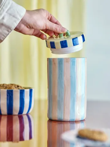 Phoenix pot met deksel - Multi - Bloomingville