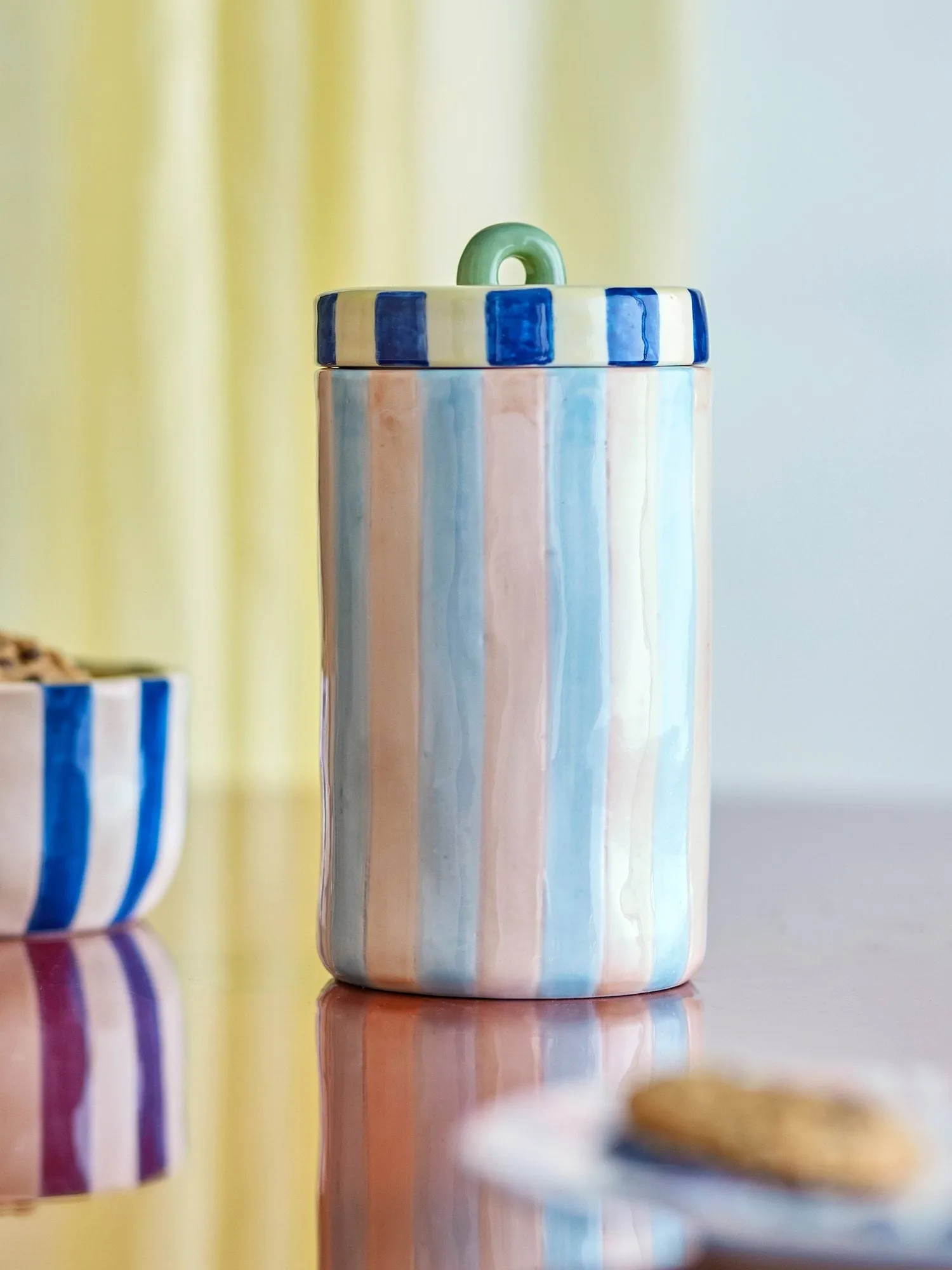 Phoenix pot met deksel, Multi Bloomingville