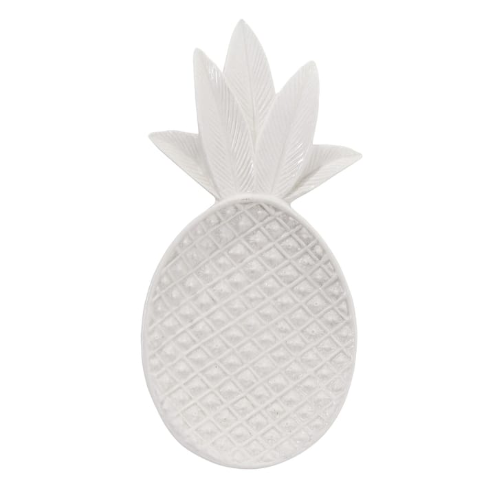 Pineapple decoratie dienblad, wit Bloomingville