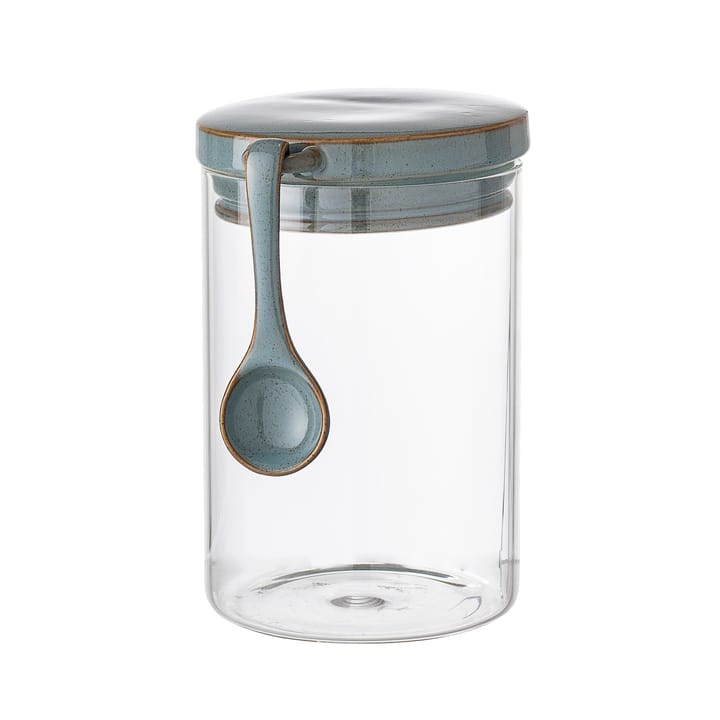 Pixie glazen pot met deksel en lepel, 17 cm. Bloomingville