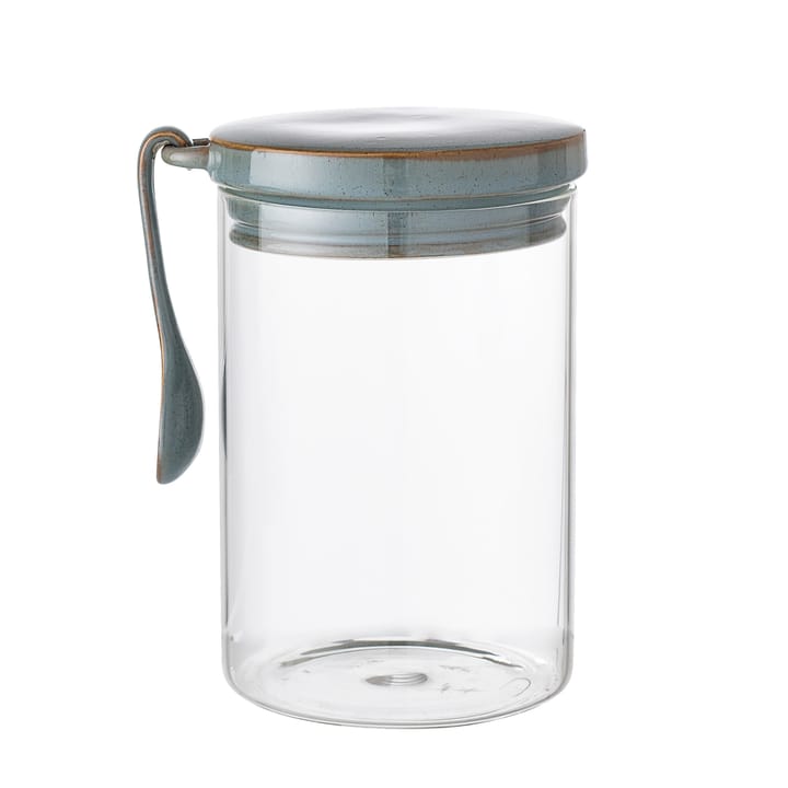 Pixie glazen pot met deksel en lepel, 17 cm. Bloomingville