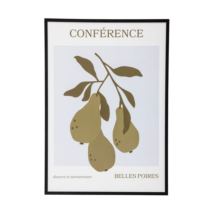 Poire poster met lijst 52x72 cm - Poire-black pine - Bloomingville