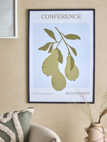 Poire poster met lijst 52x72 cm - Poire-black pine - Bloomingville