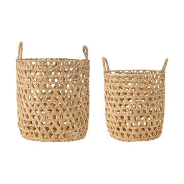 Rachel opbergmand met handvat 2-delig - Waterhyacint - Bloomingville