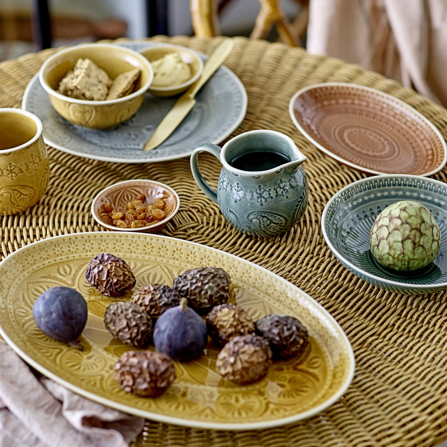 Rani kom 9 cm 4-pack, Multi Bloomingville