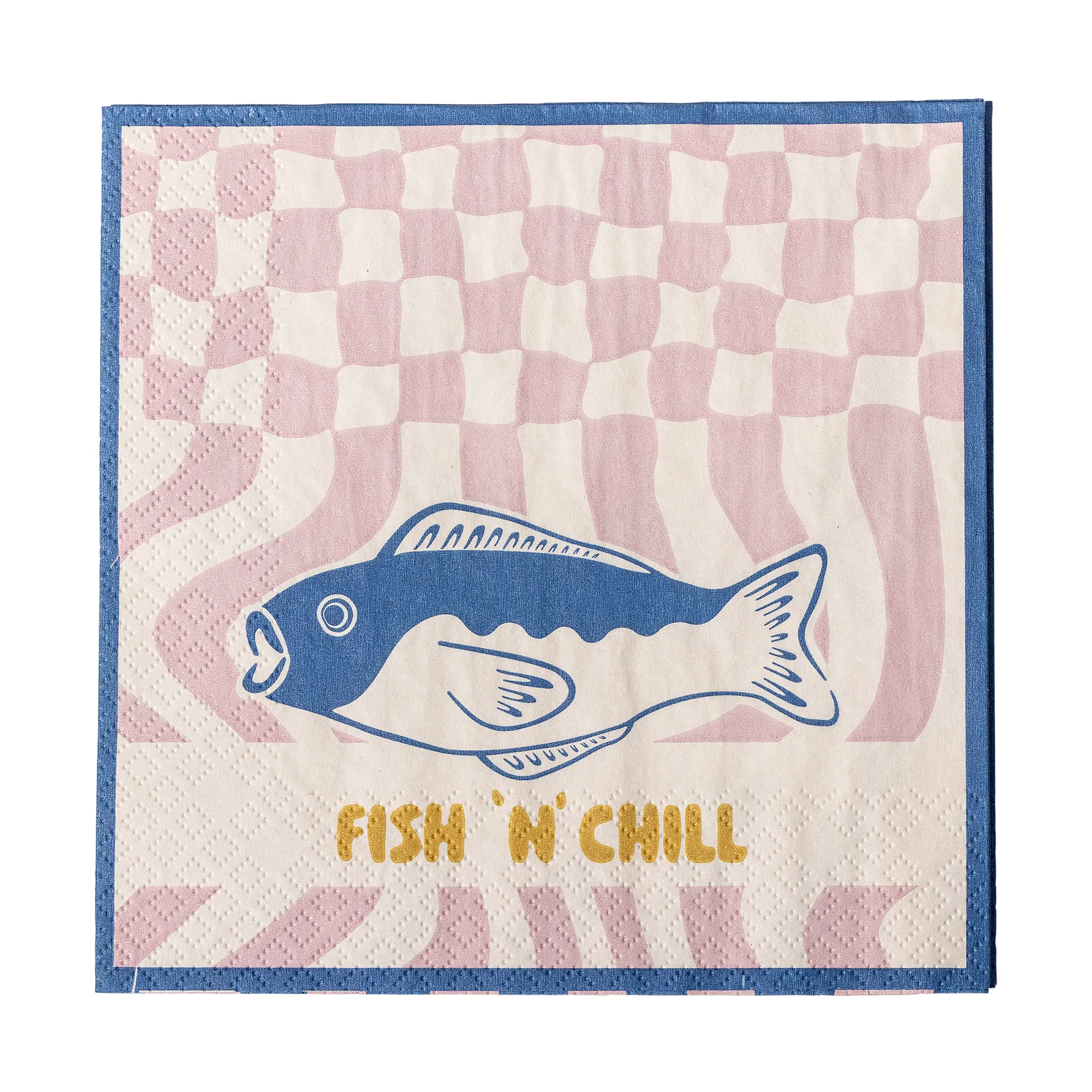 Remy papieren servet 20-pack, Blauw Bloomingville