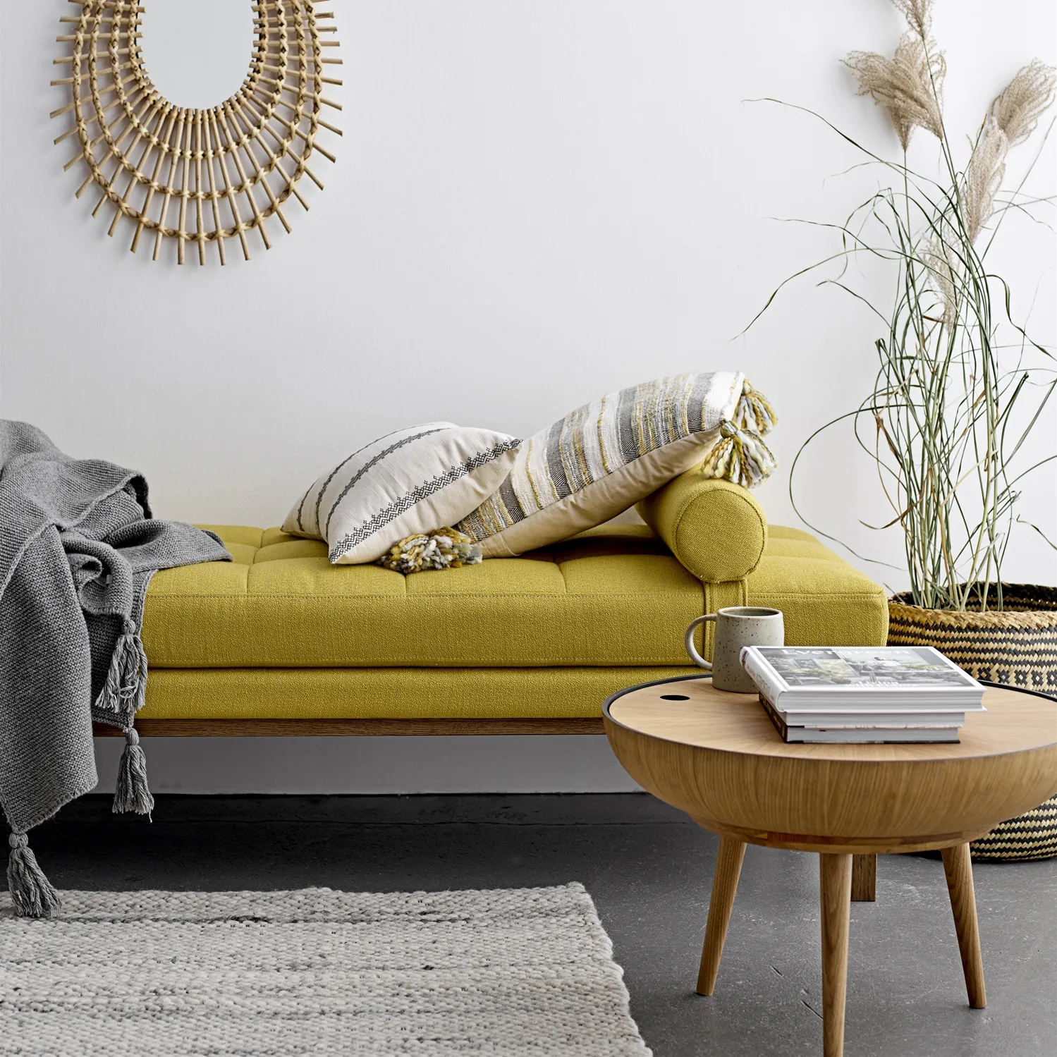 Ronda salontafel, Eiken Bloomingville