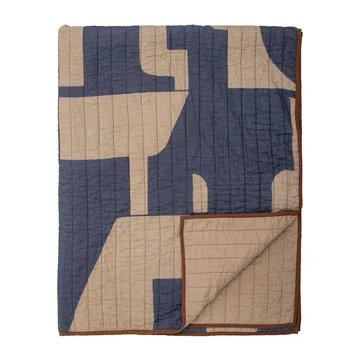 Roosi plaid 130x150 cm - Blauw - Bloomingville