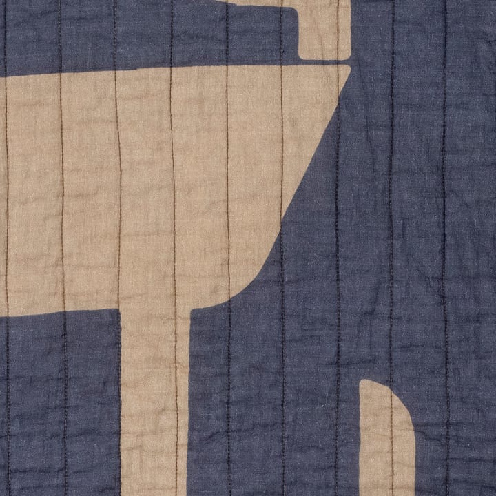Roosi plaid 130x150 cm - Blauw - Bloomingville