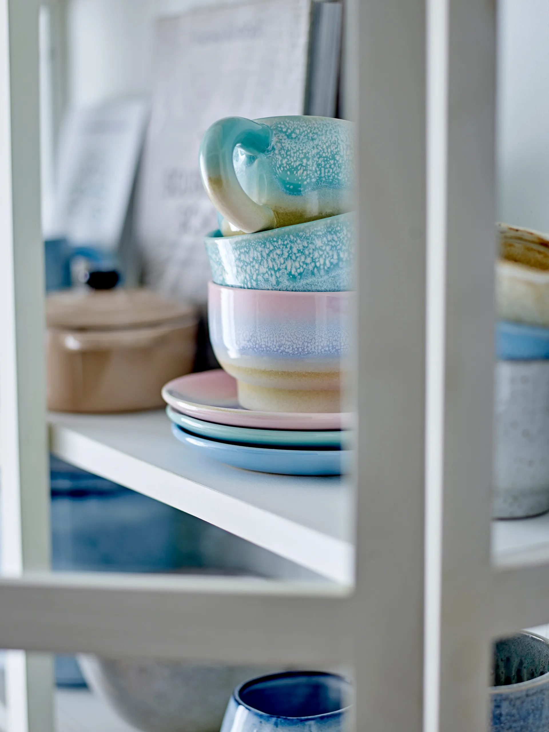 Safie bordje Ø15 cm, Blauw Bloomingville