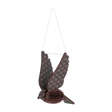 Sagalin Bird Ornament kersthanger - Brown - Bloomingville