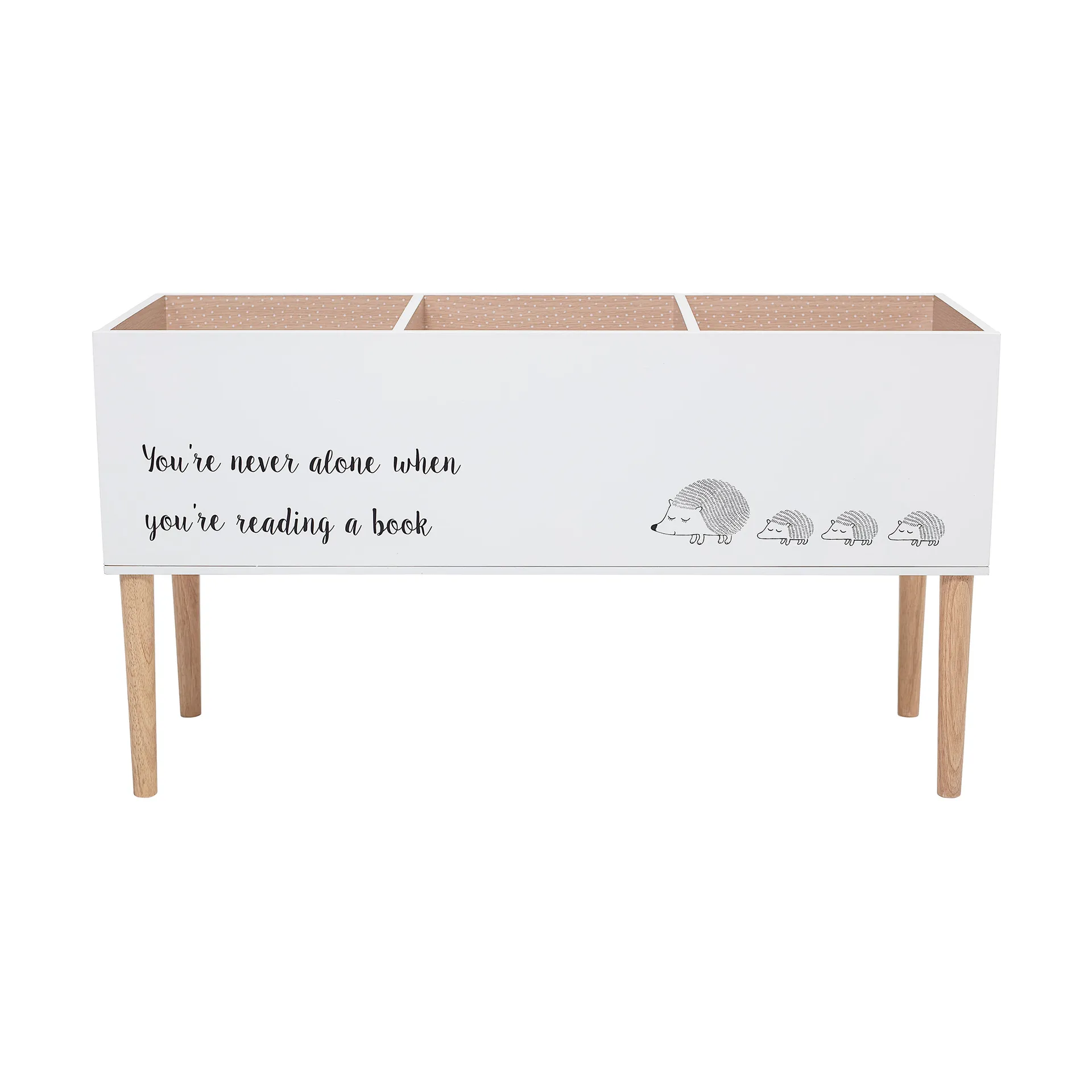 Salaam boekenbox 50x90 cm, Wit Bloomingville