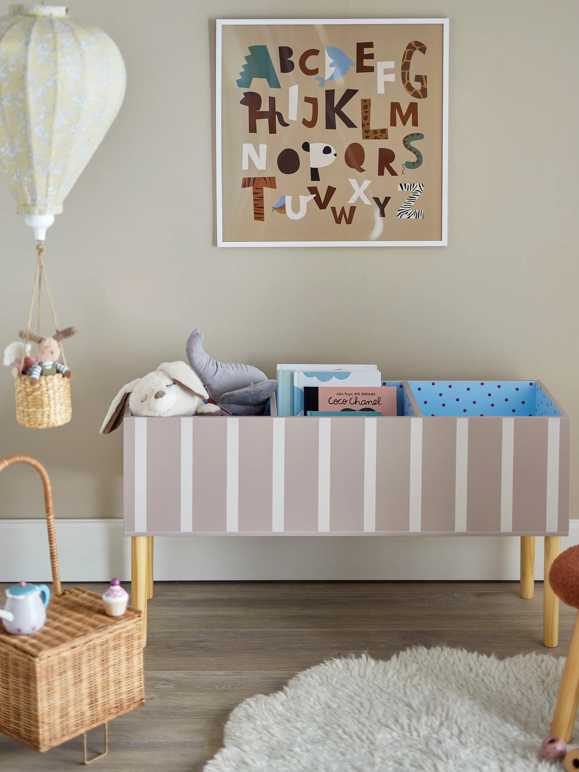 Salam boekstand 90x50 cm, Bruin Bloomingville