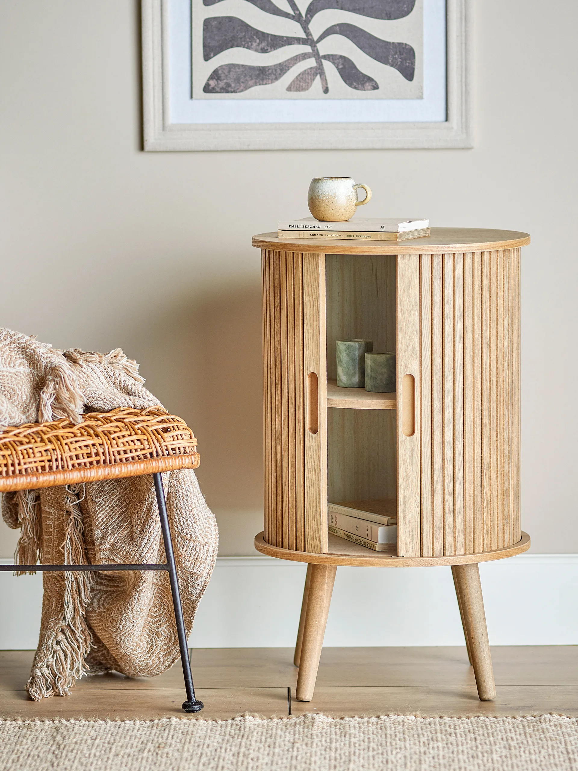 Salento kast Ø40x65 cm, Nature Bloomingville