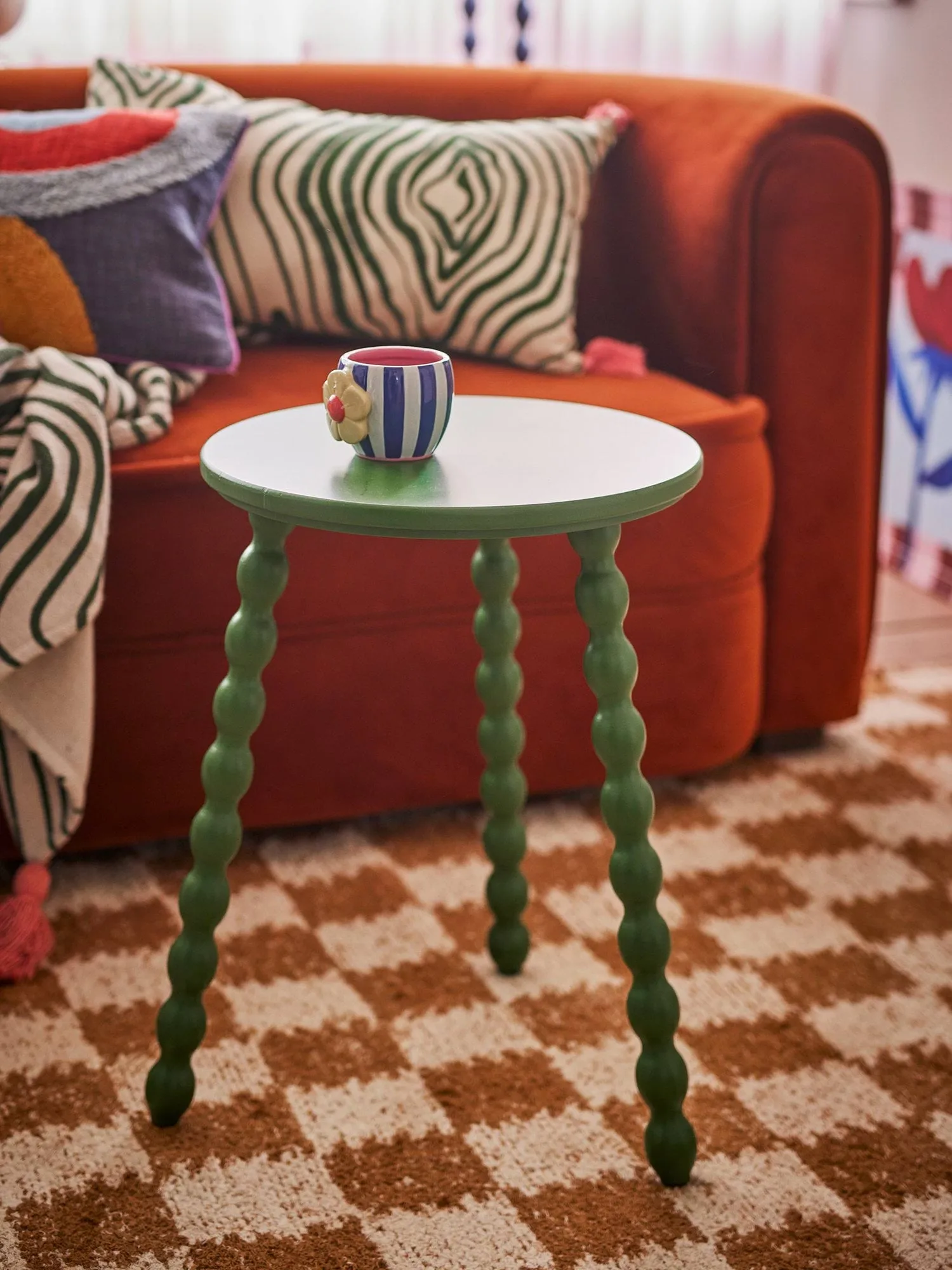 Salino bijzettafel, Green, Ø41 cm Bloomingville