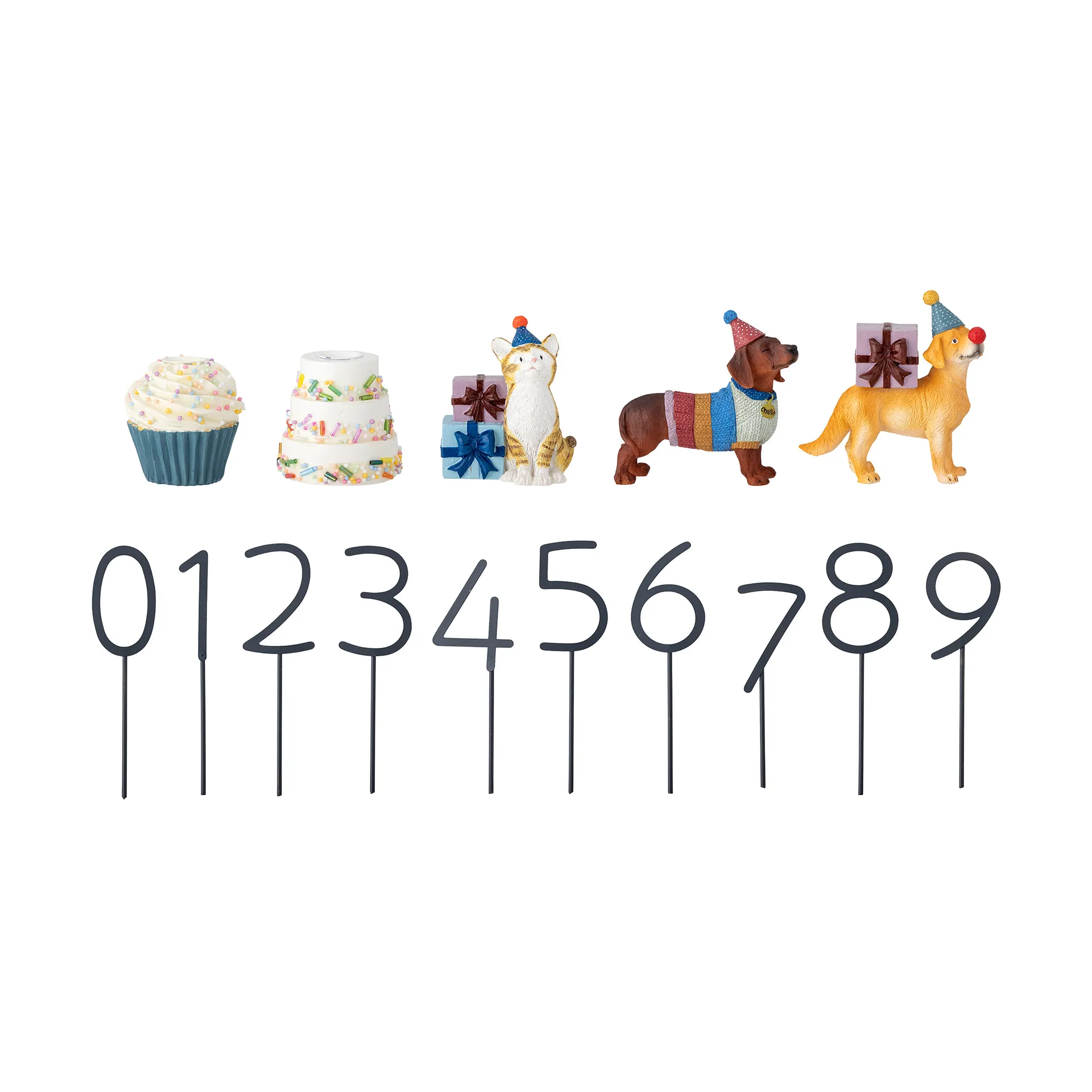 Salve verjaardagsdecoratie 15-delig, Multi Bloomingville