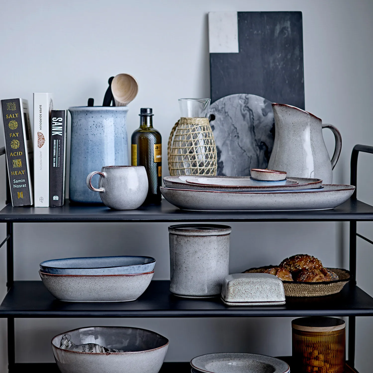 Sandrine botervloot, Grijs Bloomingville