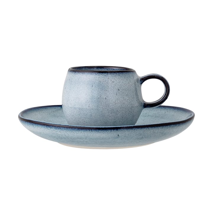 Sandrine espressokop met schotel - Blauw - Bloomingville