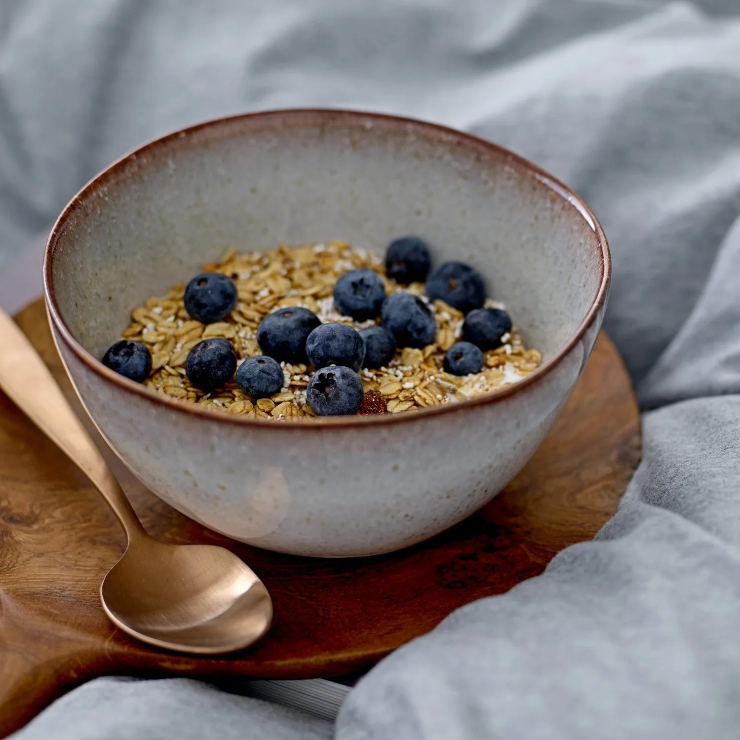 Sandrine kom, lichtgrijs Bloomingville