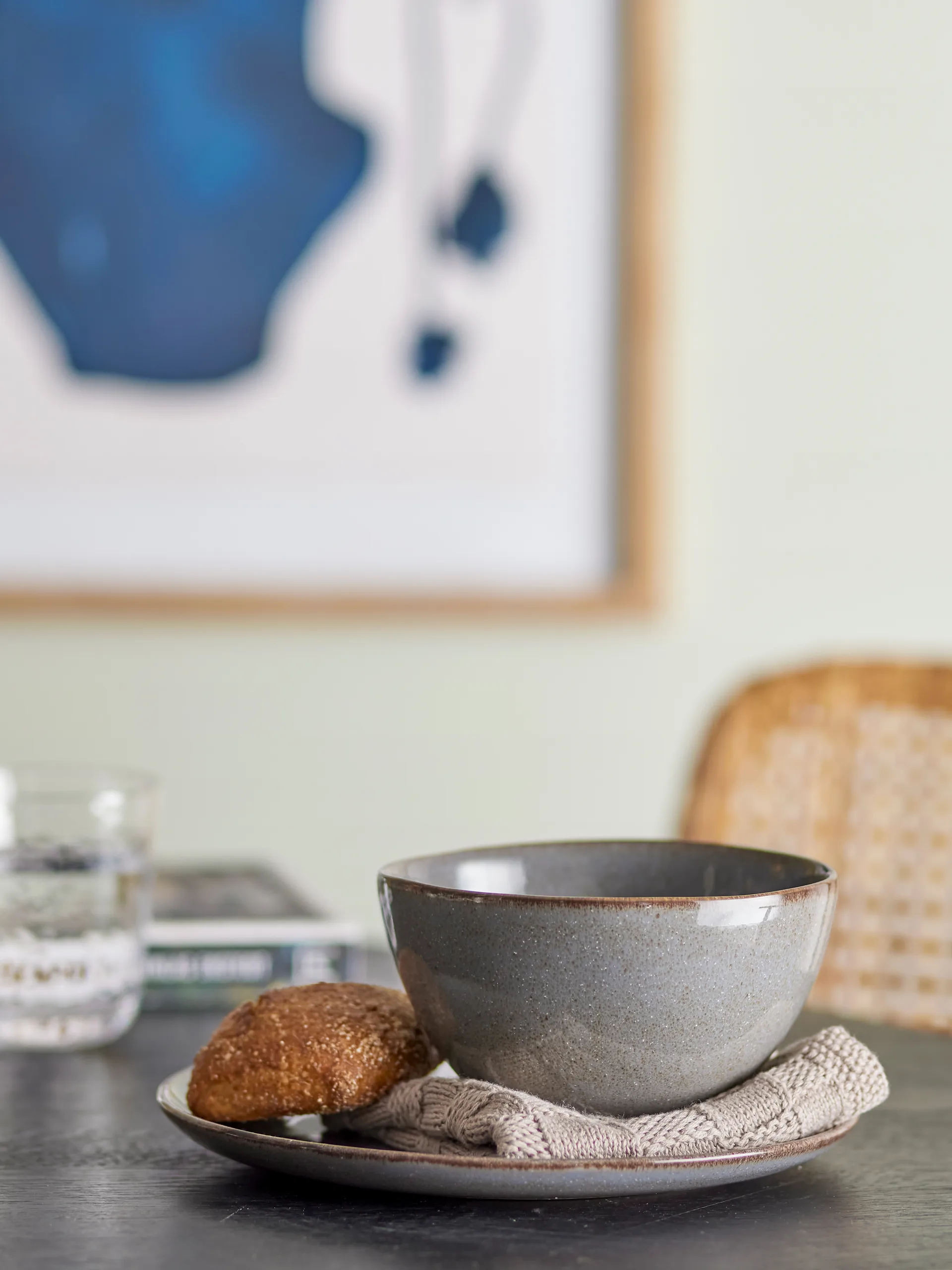 Sandrine ontbijtgarnituur 12-delig, Grijs Bloomingville