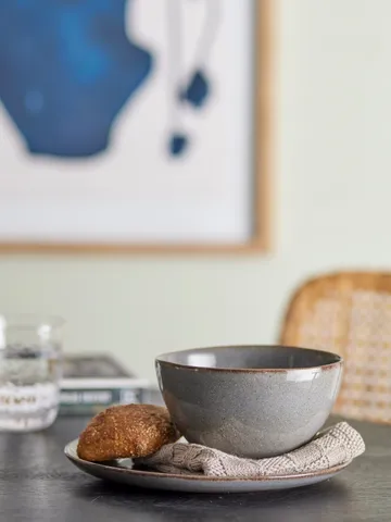 Sandrine ontbijtgarnituur 12-delig - Grijs - Bloomingville