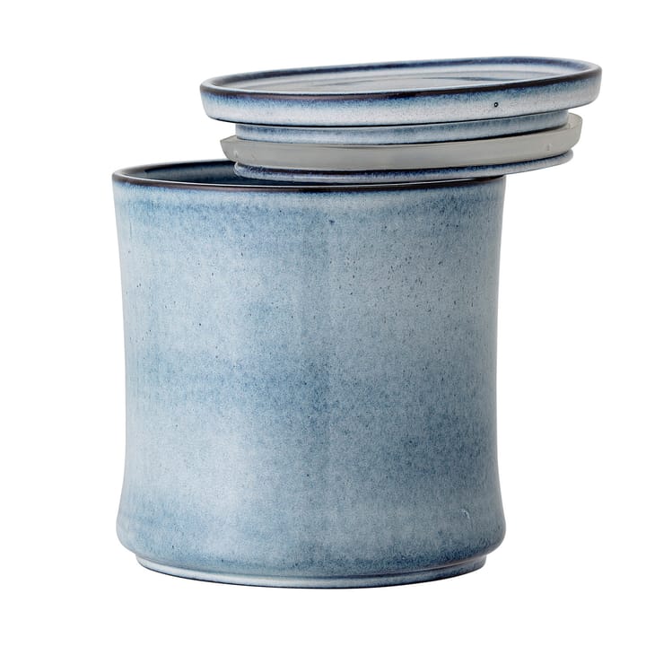 Sandrine pot met deksel Ø14,5 cm, Blauw Bloomingville