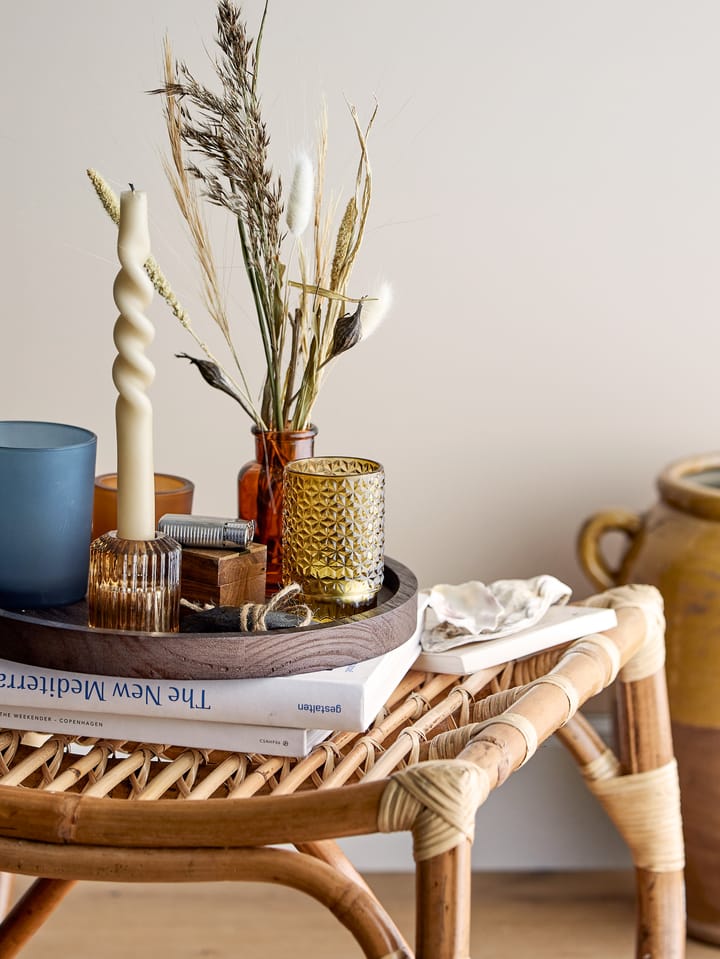 Sanga plateau met waxinelichtjeshouders 5-delig, Bruin-multi Bloomingville