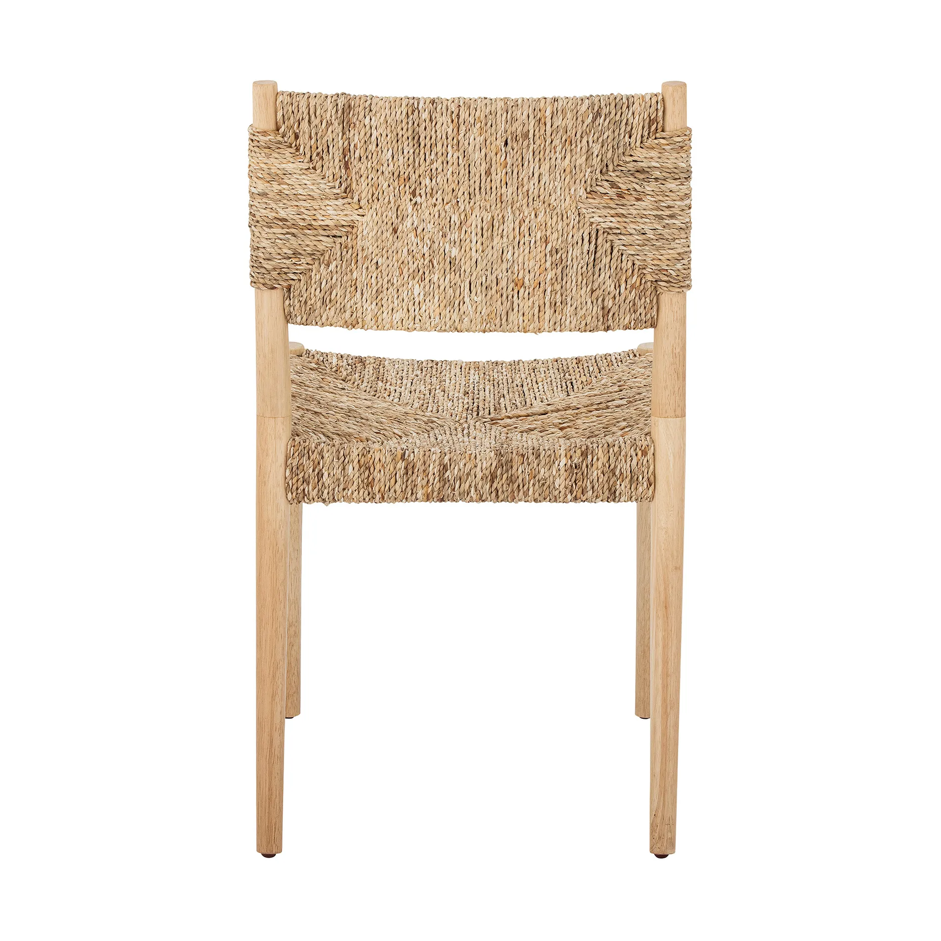 Saran stoel met geweven rugleuning en zitting, Natuur Bloomingville