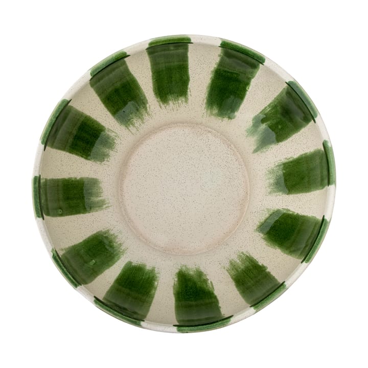 Shakti serveerschaal Ø26 cm, Groen-wit Bloomingville
