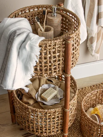 Shea decoratieschaal 15,5x16 cm - Wit - Bloomingville